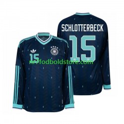 Tyskland Trøje Nico Schlotterbeck 15 Mænd Udebane Fodboldsæt VM i fodbold 2026 Langærmet
