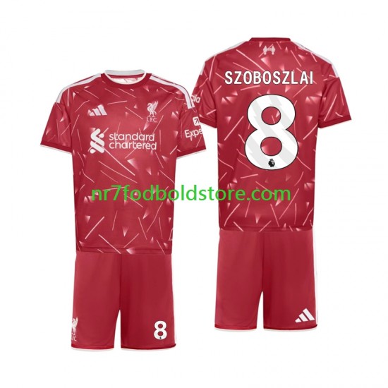 Liverpool Trøje Dominik Szoboszlai 8 Børn Hjemmebane Fodboldsæt 2026-2027 Kortærmet