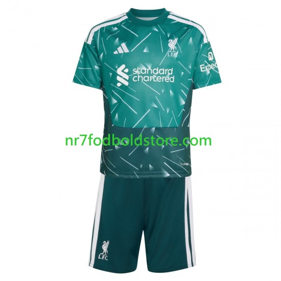 Liverpool Trøje Målmand Børn Hjemmebane Fodboldsæt 2026-2027 Kortærmet