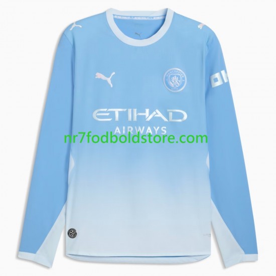 Manchester City Trøje Mænd Hjemmebane Fodboldsæt 2026-2027 Langærmet