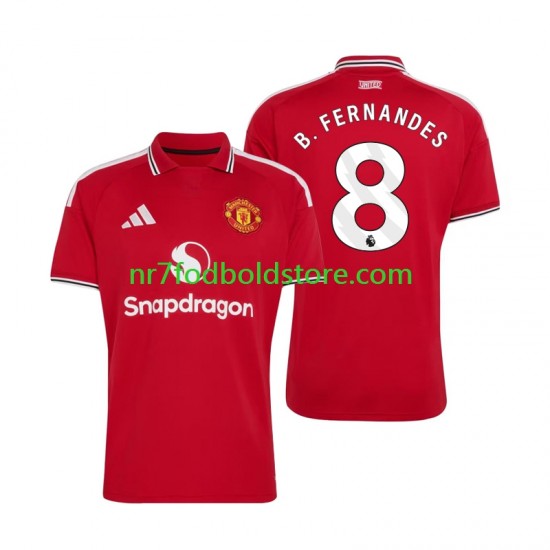 Manchester United Trøje Bruno Fernandes 8 Mænd Hjemmebane Fodboldsæt 2026-2027 Kortærmet