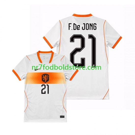 Holland Trøje Frenkie de Jong 21 Mænd Udebane Fodboldsæt VM i fodbold 2026 Kortærmet