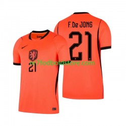 Holland Trøje Frenkie de Jong 21 Mænd Hjemmebane Fodboldsæt VM i fodbold 2026 Kortærmet