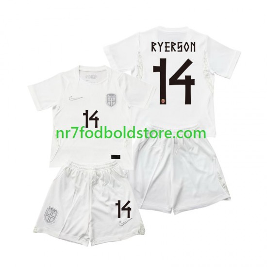 Norge Trøje Julian Ryerson 14 Børn 3. Valg Fodboldsæt VM i fodbold 2026 Kortærmet