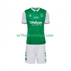 Trøje AS Saint-Etienne Børn Hjemmebane Fodboldsæt 2025-2026 Kortærmet