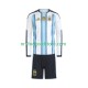 Argentina Trøje Børn Hjemmebane Fodboldsæt VM i fodbold 2026 Langærmet