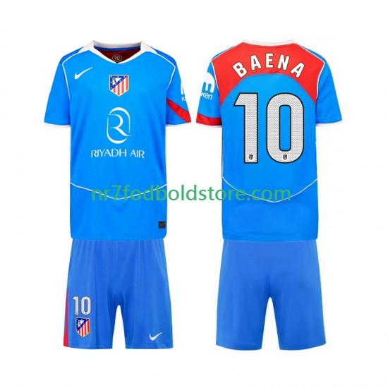 Atlético Madrid Trøje Alex Baena 10 Børn 3. Valg Fodboldsæt 2025-2026 Kortærmet
