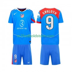 Atlético Madrid Trøje Alexander Sorloth 9 Børn 3. Valg Fodboldsæt 2025-2026 Kortærmet