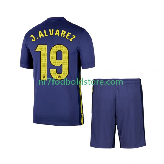 Atlético Madrid Trøje Julian Alvarez 19 Børn Udebane Fodboldsæt 2025-2026 Kortærmet