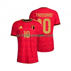 Belgien Trøje Leandro Trossard 10 Mænd Hjemmebane Fodboldsæt VM i fodbold 2026 Kortærmet