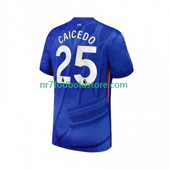 Chelsea Trøje Moises Caicedo 25 Mænd Hjemmebane Fodboldsæt 2025-2026 Kortærmet