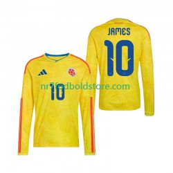 Colombia Trøje James Rodriguez 10 Mænd Hjemmebane Fodboldsæt VM i fodbold 2026 Langærmet