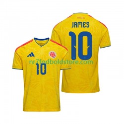 Colombia Trøje James Rodriguez 10 Mænd Hjemmebane Fodboldsæt VM i fodbold 2026 Kortærmet