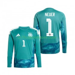 Tyskland Trøje Manuel Neuer 1 Målmand Mænd Hjemmebane Fodboldsæt VM i fodbold 2026 Langærmet