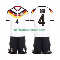 Tyskland Trøje Jonathan Tah 4 Børn Hjemmebane Fodboldsæt VM i fodbold 2026 Kortærmet