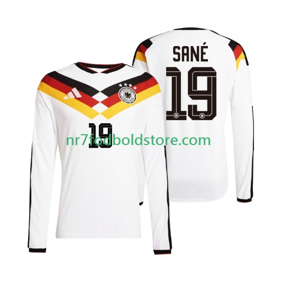 Tyskland Trøje Leroy Sane 19 Mænd Hjemmebane Fodboldsæt VM i fodbold 2026 Langærmet