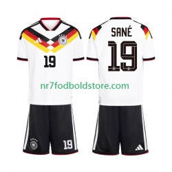 Tyskland Trøje Leroy Sane 19 Børn Hjemmebane Fodboldsæt VM i fodbold 2026 Kortærmet