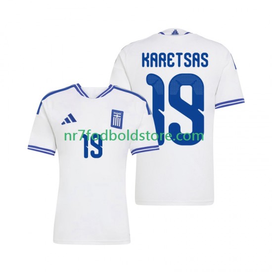 Grækenland Trøje Konstantinos Karetsas 19 Mænd Hjemmebane Fodboldsæt 2026 Kortærmet