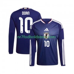 Japan Trøje Ritsu Doan 10 Mænd Hjemmebane Fodboldsæt VM i fodbold 2026 Langærmet
