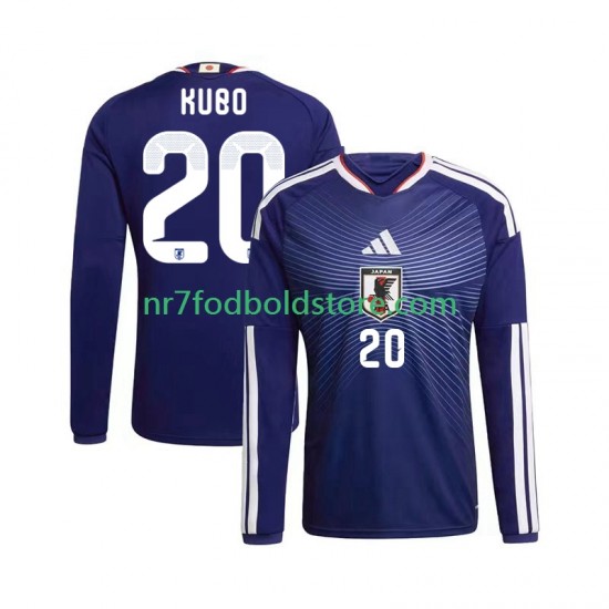 Japan Trøje Kubo 20 Mænd Hjemmebane Fodboldsæt VM i fodbold 2026 Langærmet