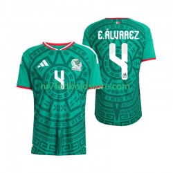 Mexico Trøje Edson Alvarez 4 Mænd Hjemmebane Fodboldsæt VM i fodbold 2026 Kortærmet