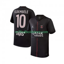 Paris Saint-Germain Trøje Ousmane Dembele 10 Mænd 4. Valg Fodboldsæt 2025-2026 Kortærmet