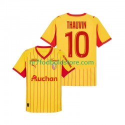 RC Lens Trøje Florian Thauvin 10 Mænd Hjemmebane Fodboldsæt 2025-2026 Kortærmet
