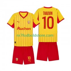 RC Lens Trøje Florian Thauvin 10 Børn Hjemmebane Fodboldsæt 2025-2026 Kortærmet