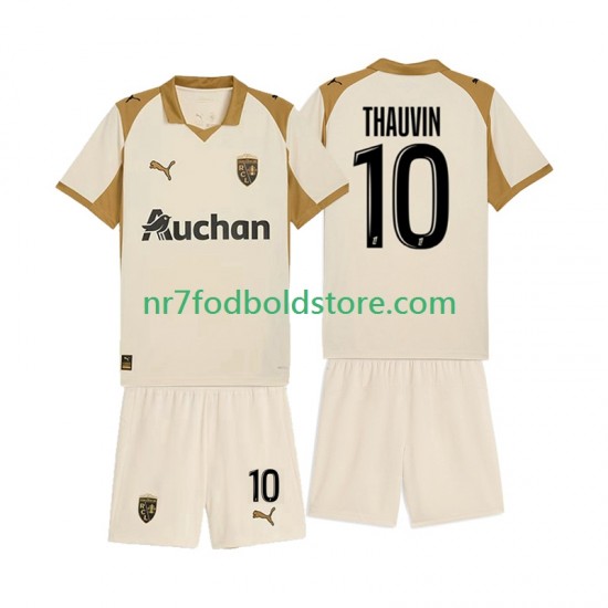 RC Lens Trøje Florian Thauvin 10 Børn 3. Valg Fodboldsæt 2025-2026 Kortærmet