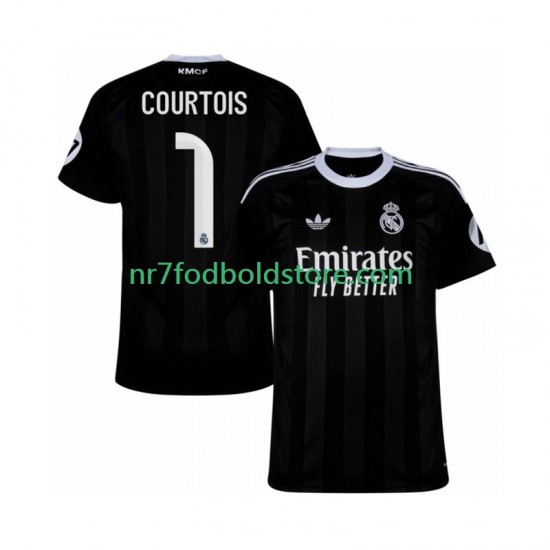 Real Madrid Trøje Thibaut Courtois 1 Målmand Mænd 3. Valg Fodboldsæt 2025-2026 Kortærmet