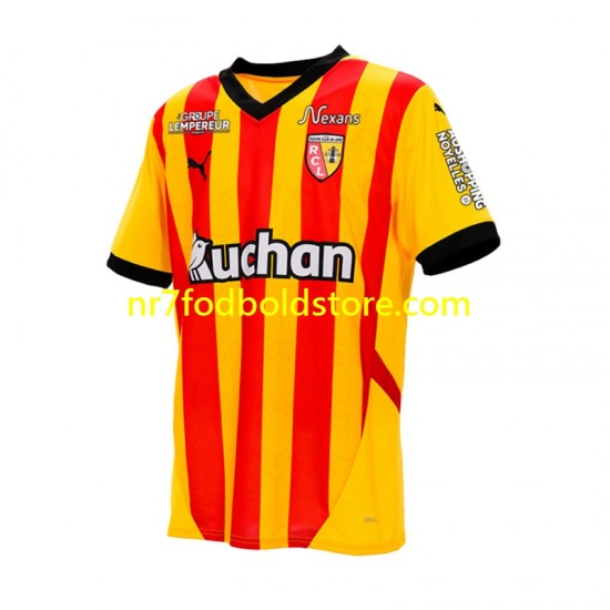 RC Lens Trøje Mænd Hjemmebane Fodboldsæt 2024-2025 Kortærmet