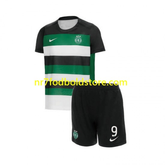 Sporting CP Trøje Gyokeres 9 Børn Hjemmebane Fodboldsæt 2024-2025 Kortærmet