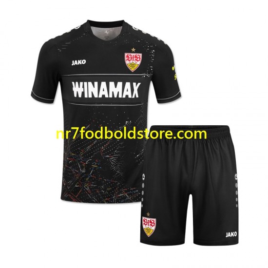 VfB Stuttgart Trøje Børn 3. Valg Fodboldsæt 2024-2025 Kortærmet
