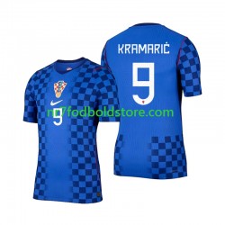Kroatien Trøje Andrej Kramaric 9 Mænd Udebane Fodboldsæt VM i fodbold 2026 Kortærmet