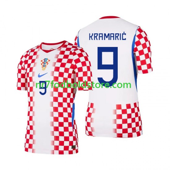 Kroatien Trøje Andrej Kramaric 9 Mænd Hjemmebane Fodboldsæt VM i fodbold 2026 Kortærmet