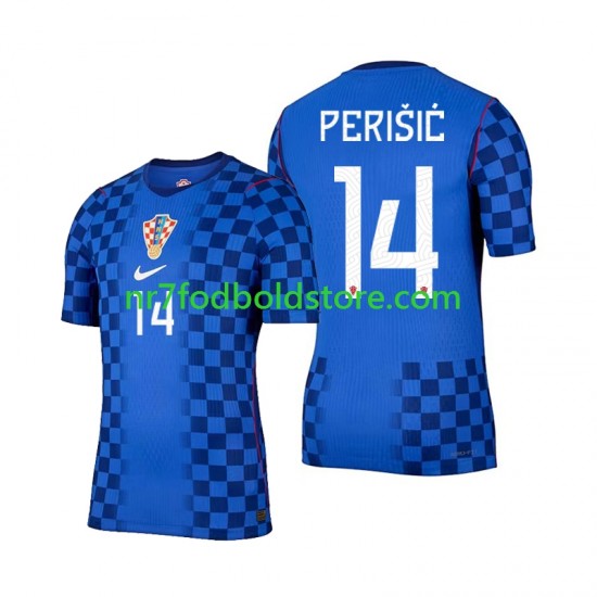 Kroatien Trøje Ivan Perisic 14 Mænd Udebane Fodboldsæt VM i fodbold 2026 Kortærmet