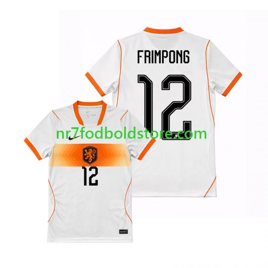 Holland Trøje Jeremie Frimpong 12 Mænd Udebane Fodboldsæt VM i fodbold 2026 Kortærmet