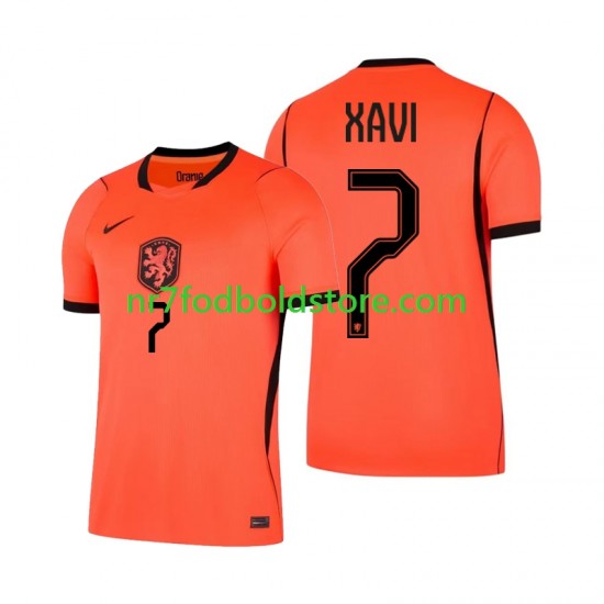 Holland Trøje Xavi Simons 7 Mænd Hjemmebane Fodboldsæt VM i fodbold 2026 Kortærmet