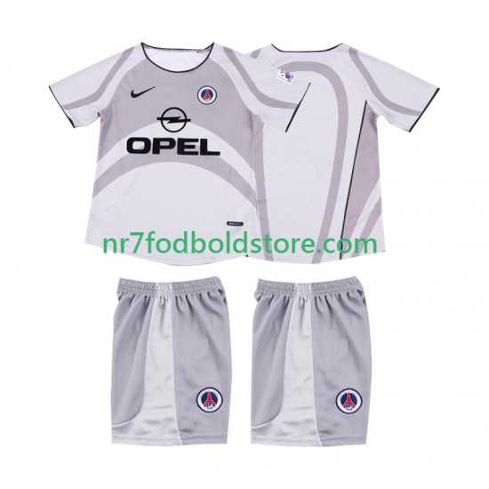 AC Milan Trøje 2001 Retro Børn Udebane Fodboldsæt 2002 Kortærmet