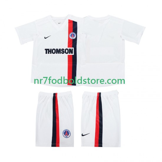 AC Milan Trøje 2003 Retro Børn Udebane Fodboldsæt 2002 Kortærmet