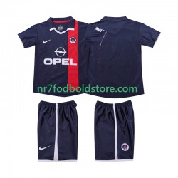 AC Milan Trøje 2001 Retro Børn Hjemmebane Fodboldsæt 2002 Kortærmet