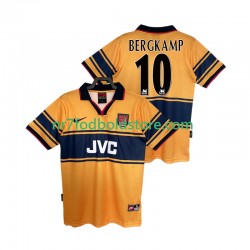 Arsenal Trøje BERGKAMP10 1997 Retro Mænd Udebane Fodboldsæt 1999 Kortærmet