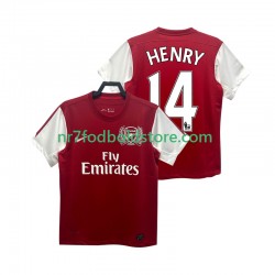 Arsenal Trøje HENRY 14 2012 Retro Mænd Hjemmebane Fodboldsæt 2011 Kortærmet