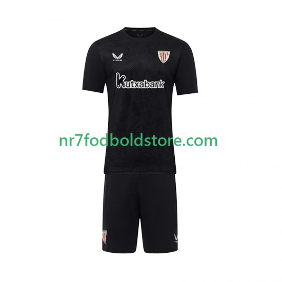 Athletic Bilbao Trøje Målmand Børn Hjemmebane Fodboldsæt 2025-2026 Kortærmet
