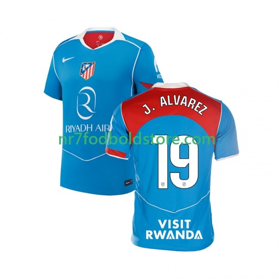 Atlético Madrid Trøje Julian Alvarez 19 Mænd 3. Valg Fodboldsæt 2025-2026 Kortærmet