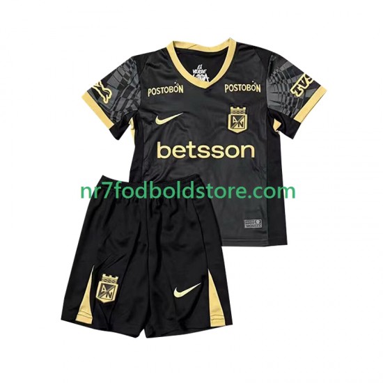 Trøje Atletico Nacional Børn Udebane Fodboldsæt 2025 Kortærmet