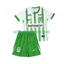 Trøje Atletico Nacional Børn Hjemmebane Fodboldsæt 2025 Kortærmet