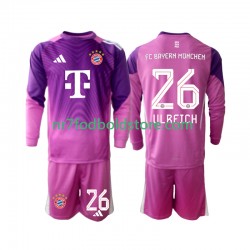 FC Bayern München Trøje Sven Ulreich 26 Målmand Børn 4. Valg Fodboldsæt 2025-2026 Langærmet