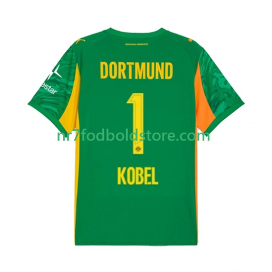 Borussia Dortmund Trøje Gregor Kobel 1 Målmand Mænd Hjemmebane Fodboldsæt 2025-2026 Kortærmet