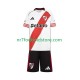 CA River Plate Trøje Børn Hjemmebane Fodboldsæt 2025-2026 Kortærmet